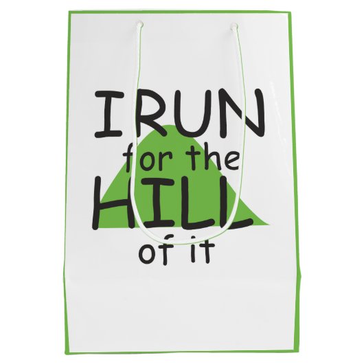 私は走その丘に© – ラおもしろいンナ抱き枕 ミディアムペーパーバッグ (裏面)