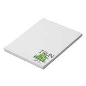 私は走その丘に©ランナおもしろいーメモ帳 ノートパッド (回転)