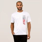 "私は走ることを憎みますが愛は" tekのワイシャツを競争させます tシャツ (正面フル)