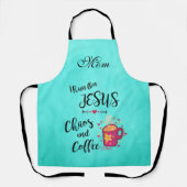 私は走イエスとカオスとコーヒーエプロン エプロン (正面)