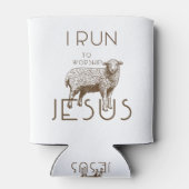 私は走イエス様を崇拝する 缶クーラー (裏面)