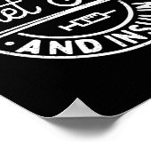 私は走ダイエットソーダとインスリンおもしろい糖尿病のアウェアー ポスター (角)