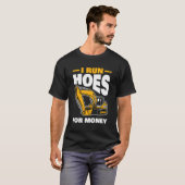 私は走全ての建築労働者に金を要求する Tシャツ (正面フル)