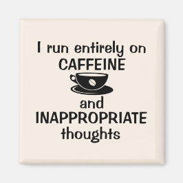 私は走全体カフェイン マグネット