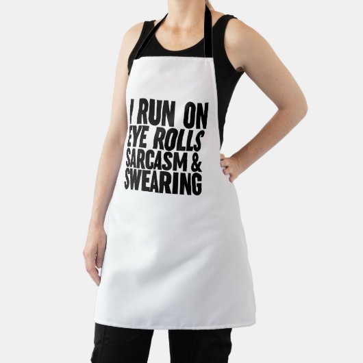 私は走目に転が入る、皮肉と罵る エプロン (インサイチュ)