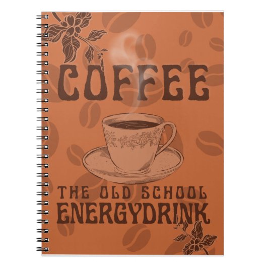 私は起きなければならない、私のコーヒーは私を待っている。 ノートブック (正面)