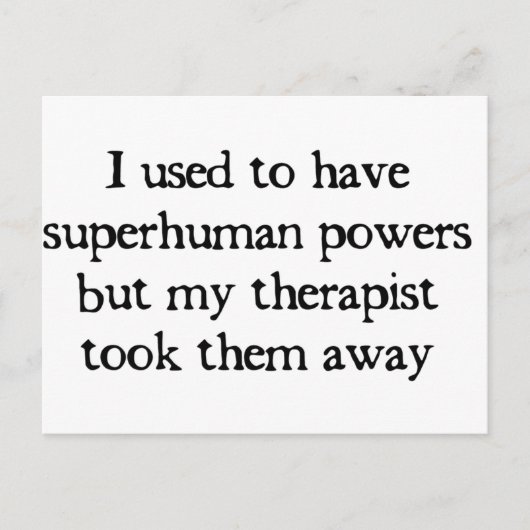 私は超能力を持っていた ポストカード (正面)