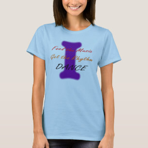 私は踊ります(紫色) Tシャツ