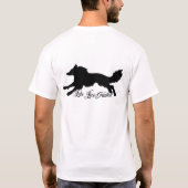 私は踊りません。 私はワイシャツLLCの押し寄せます Tシャツ (裏面)