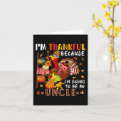 私は踊りターキー感謝祭ファミリー2023 Au カード (黄色い花)