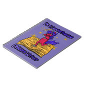 私は踊りPranc Unicorn作家スパイラルノート ノートブック (左側)