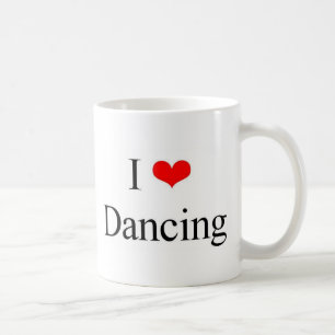 私は踊ることを愛します コーヒーマグカップ