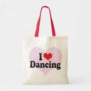 私は踊ることを愛します トートバッグ