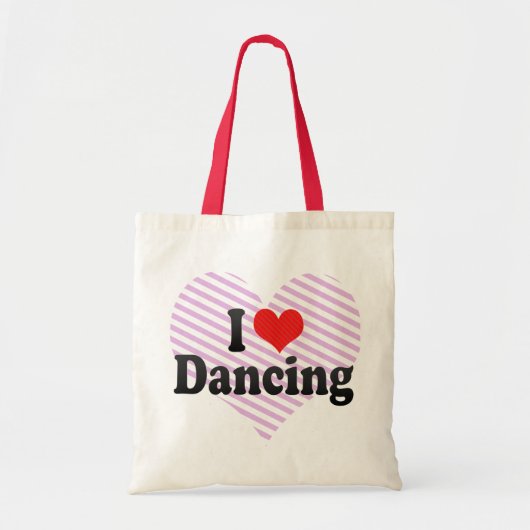 私は踊ることを愛します トートバッグ (正面)