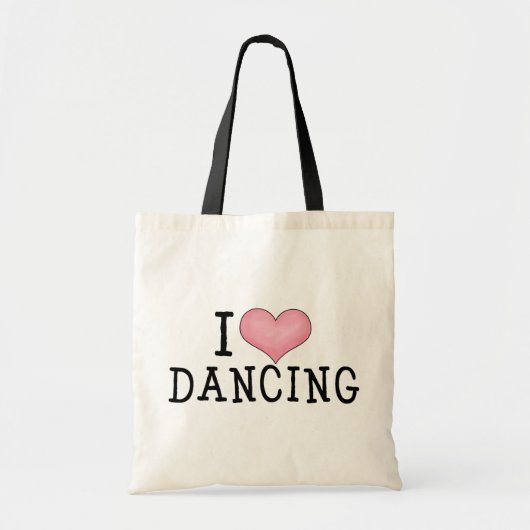 私は踊ることを愛します トートバッグ (正面)