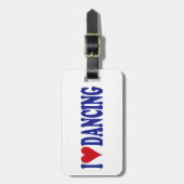 私は踊ることを愛します ラゲッジタグ (正面縦)