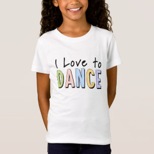私は踊ることを愛します Tシャツ
