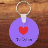私は踊るのが大好き、キーチェーン キーホルダー (正面)