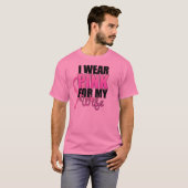 私は身に着けています私の妻($21.95)のためのピンクを Tシャツ (正面フル)