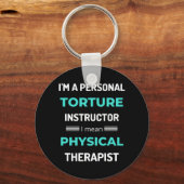 私は身体を苦しめる個人的なインストラクターである キーホルダー (正面)