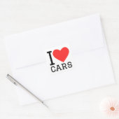 私は車が大好きだ スクエアシール (封筒)