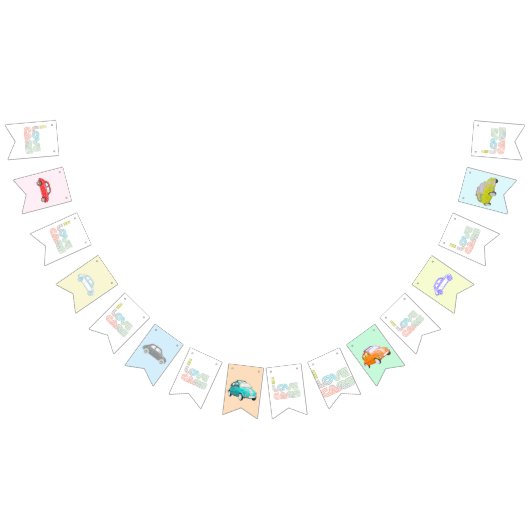 私は車のバンティングが大好きだ バンティングフラッグ (全)