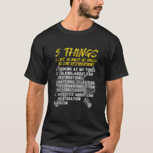 私は車の回復オートマニアガイ好き改造 Tシャツ
