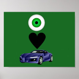 私は車の少年のポスターが大好き ポスター