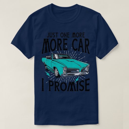 私は車の恋人メカおもしろいンを約束する1つの車 Tシャツ (デザイン正面)