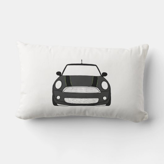 私は車または家のための小型枕を愛します ランバークッション (裏面)