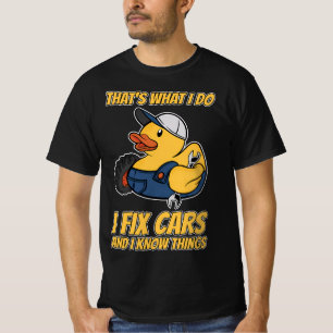 私は車を修理し、物事を知るためにそう行う Tシャツ