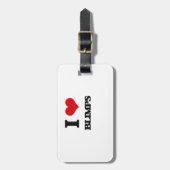 私は軟式小型飛行船を愛します ラゲッジタグ (正面縦)