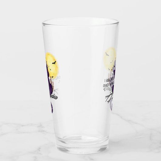 私は転が魔女と熱狂する – 黒猫と満月 タンブラーグラス (右)