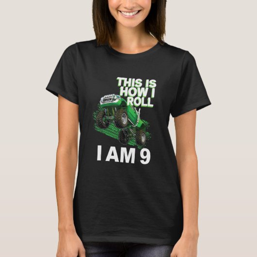 私は転が9歳だ Tシャツ (正面)