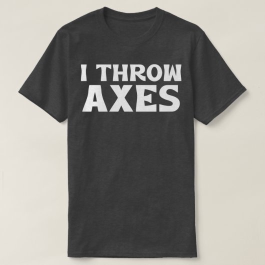 私は軸6を投げる Tシャツ (デザイン正面)
