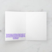 私は軽いグリーティングカードの精神だ カード (内部)