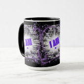 私は軽いコーヒーマグの精神だ マグカップ (正面左)