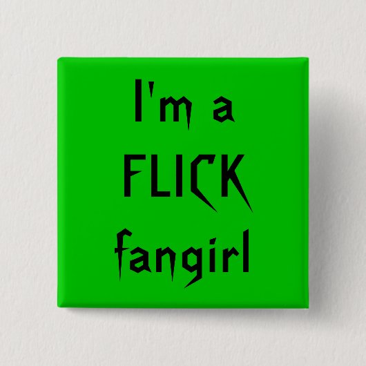 私は軽打のfangirlです 缶バッジ (正面)