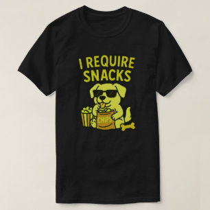 私は軽食が必要だ Tシャツ