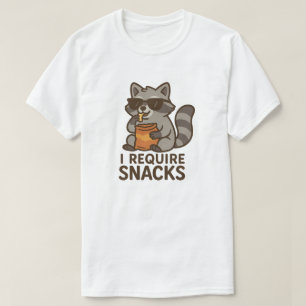 私は軽食が必要だ Tシャツ
