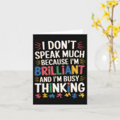 私は輝話きな自閉症だから多くはない カード (黄色い花)