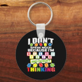 私は輝話き – 自閉症 キーホルダー (正面)