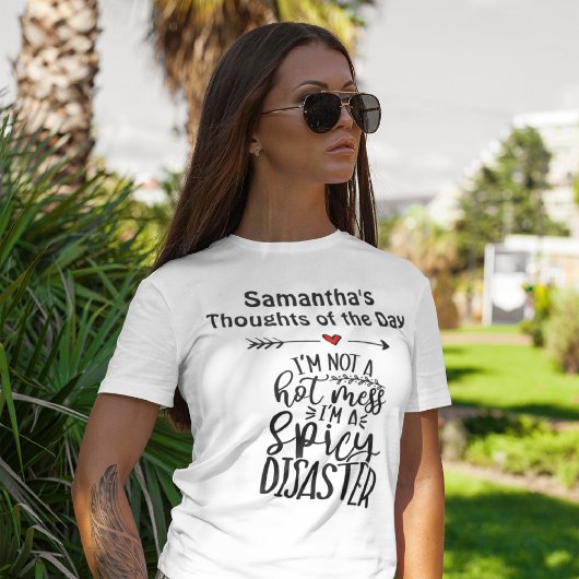 私は辛い災害ではない Tシャツ