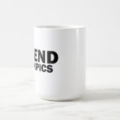 私は辞書を送る コーヒーマグカップ (中央)