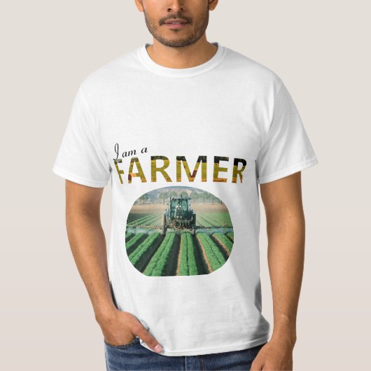 私は農家 Tシャツ (正面)