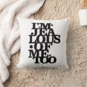 私は追随的の嫉妬深いです- 2味方された枕 クッション (ブランケット)