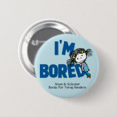 私は退屈させた円ボタンです 缶バッジ (正面&裏面)