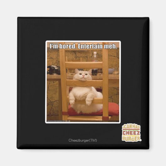 私は退屈だ。 マグネット (正面)