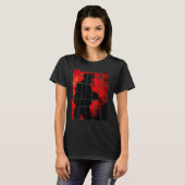 私は退役したアメリカ軍の兵士です_5 Tシャツ (正面フル)