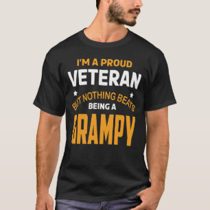 私は退役軍人だ誇りを持ったが、何のビートもグラムではない Tシャツ
